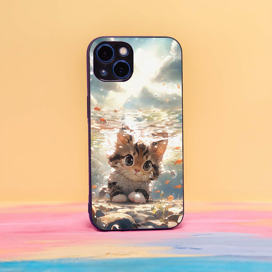 Kitten under the water Case