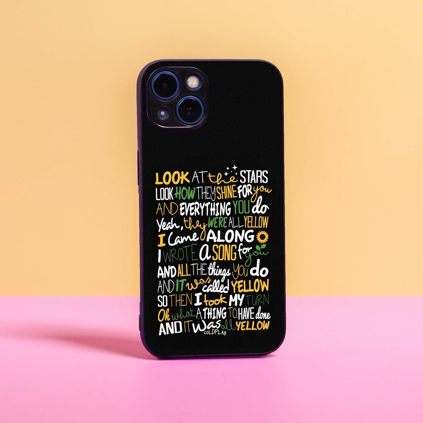 Coldplay Poster Phone Case