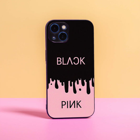 Black Pink Liquid Pattern Case