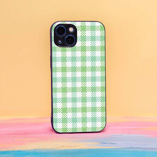 Gingham Green Tartan Case