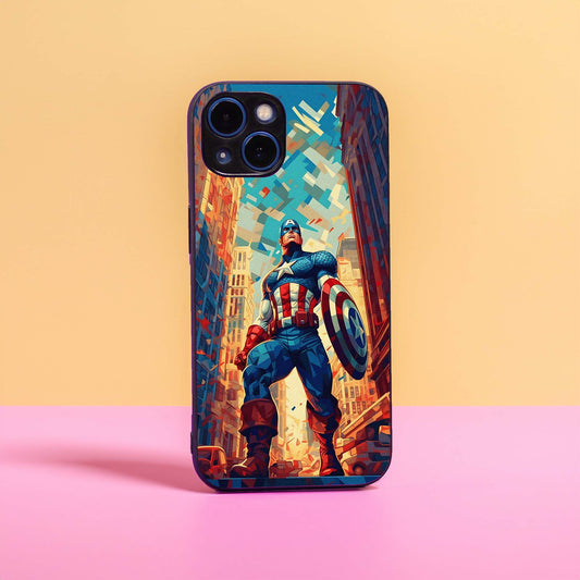 Captain America Anime Phone Case