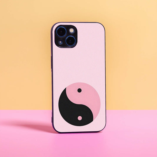 Black Pink Logo Case