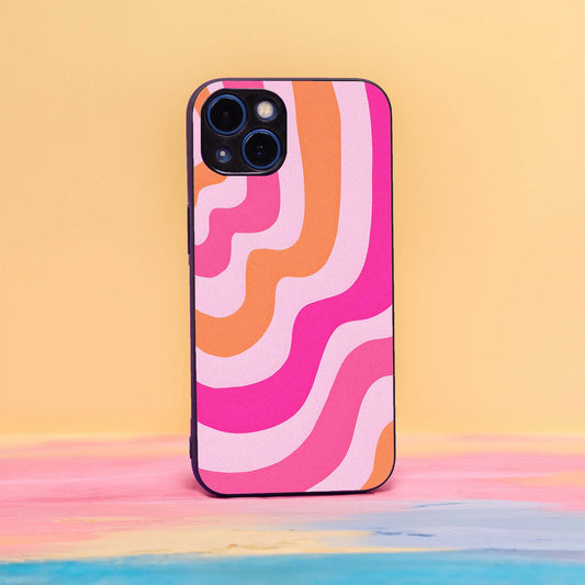 Funky Pink Rainbow Case