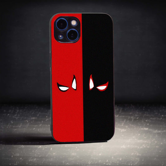 Red vs Black Spidey Phone Case