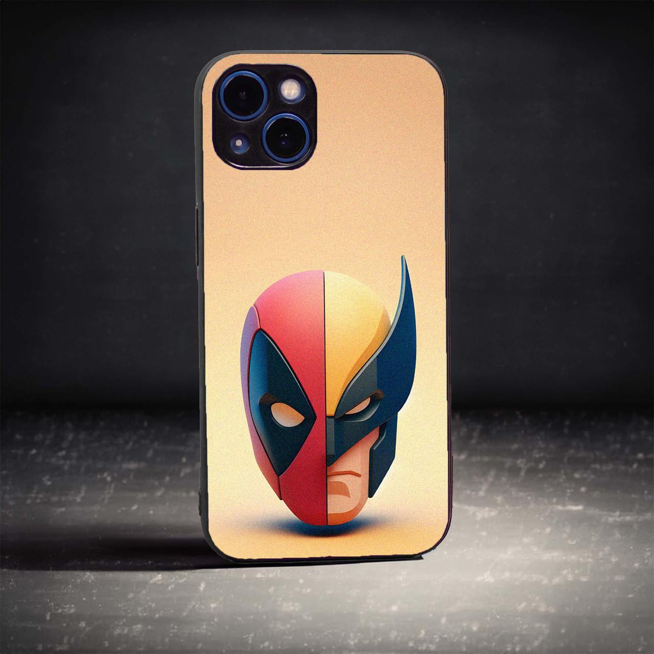 Half Face Match Phone Case