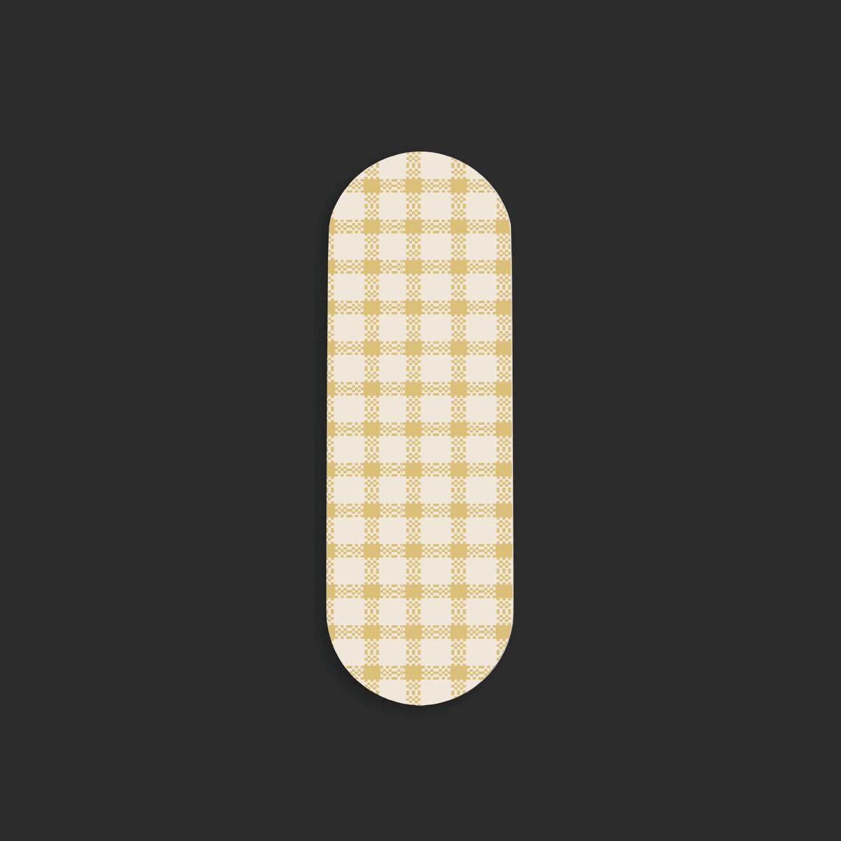 Daisy Yellow Plaid Gripper