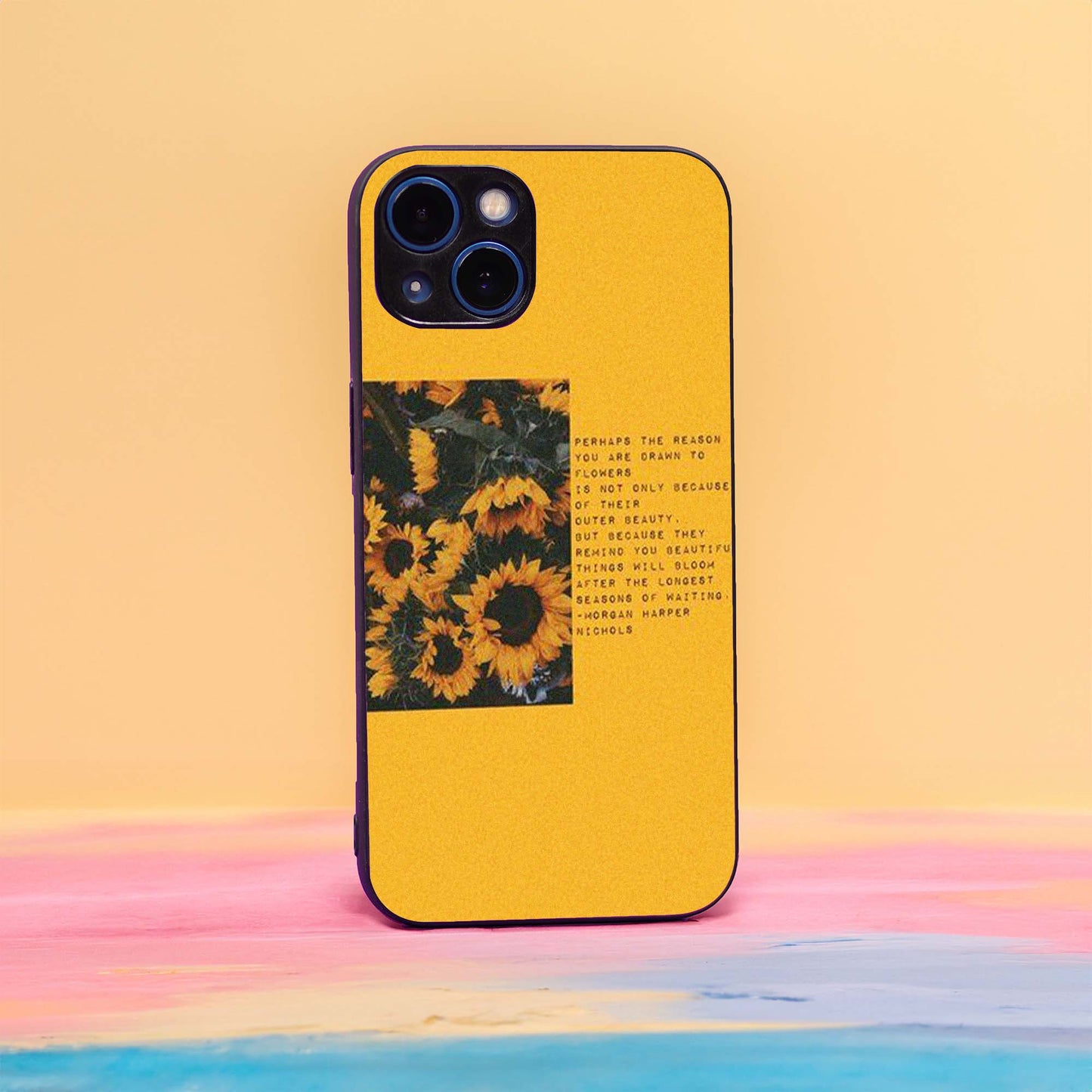 Floral Quote Aesthetic Case