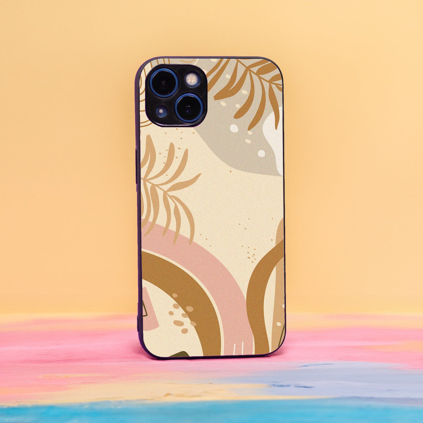 Brown Abstract Art Case