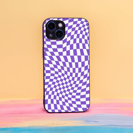 Violet Chequered Case