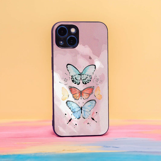 Pink Pastel Butterfly Case