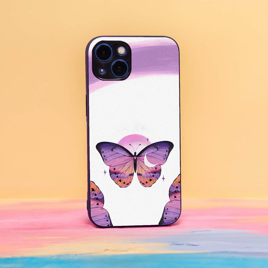 Purple Pastel Butterfly Case