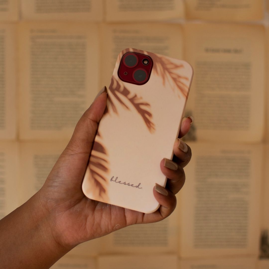 Blessed Brown Phone Case Aesthetic Designer Cover Still